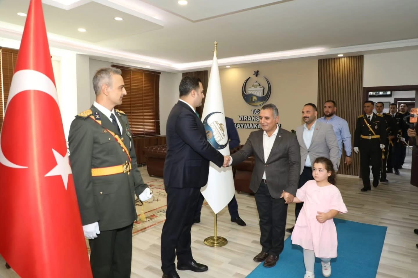 Kaymakamlık tebrik kabulü