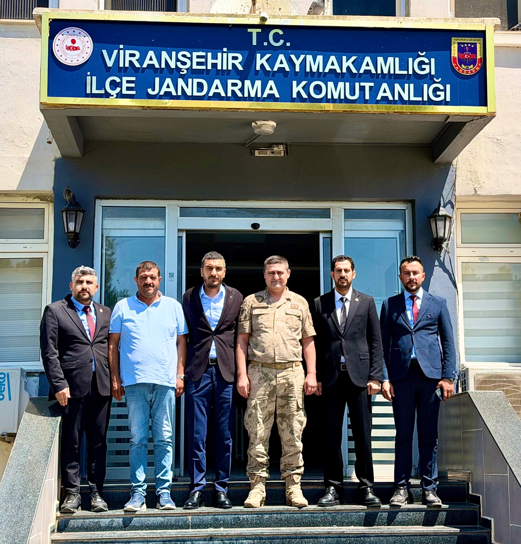 Başkanımız Fatih YÜZÜCÜ ve Yönetim Kurulumuzdan İlçe Jandarma Karakol Komutanlığına Ziyaret