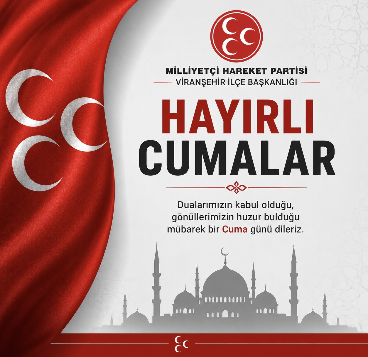 Hayırlı Cumalar: Dualarımızın Kabul Olduğu, Gönüllerimizin Huzur Bulduğu Mübarek Bir Cuma Günü Dileriz